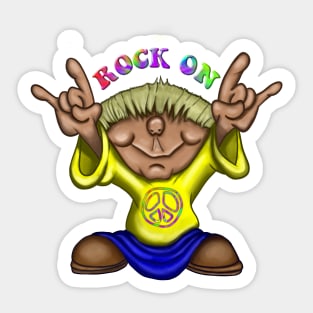 Rock-on Sticker